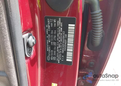 2010 Hyundai Genesis 4.6 из США, поврежденный, VIN KMHGC4DF4AU084163